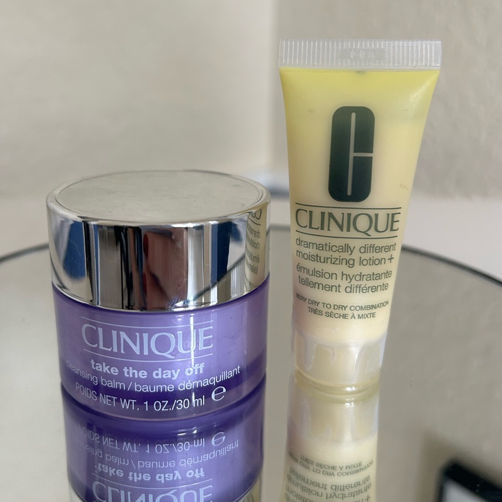 Clinique Take The Day Off Cleansing Balm & Dramatically Different Moisturizer